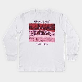 Frank Zappa´s Hot Rats Redrawn by Maximiliano Lopez Barrios Kids Long Sleeve T-Shirt